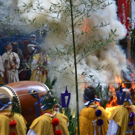 三徳山・炎の祭典